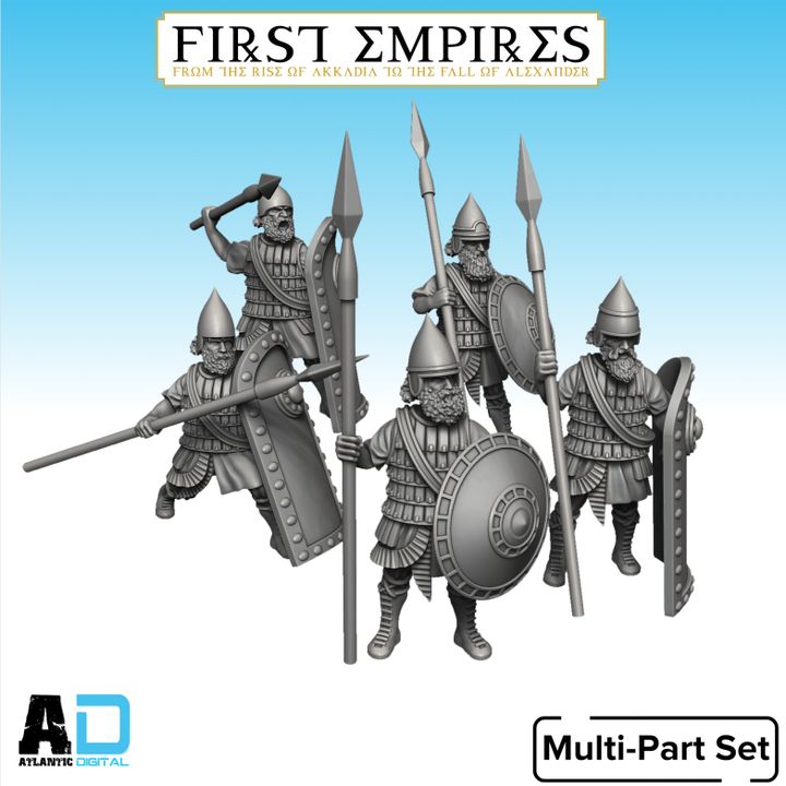 Assyrian Armored Spearmen - First Empires  - Wargames Atlantic