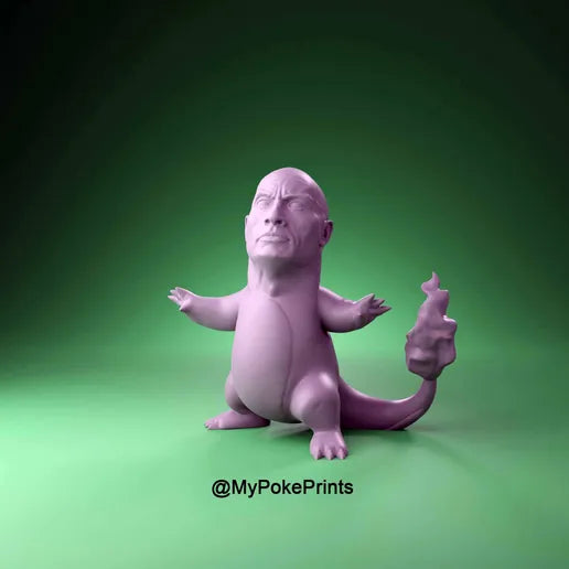 Charmander The Rock - MPPrints
