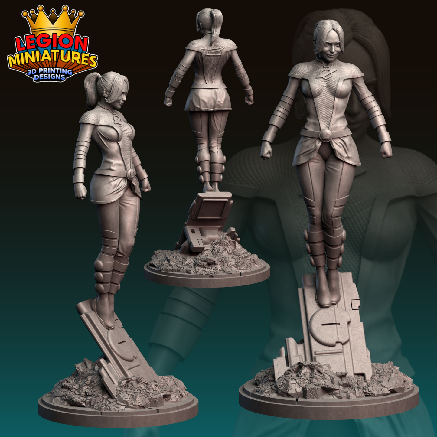 Saturn Girl - Legion Miniatures