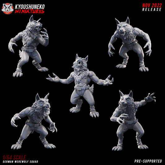 German Werewolf Squad ww2 - Kyoushuneko Miniatures