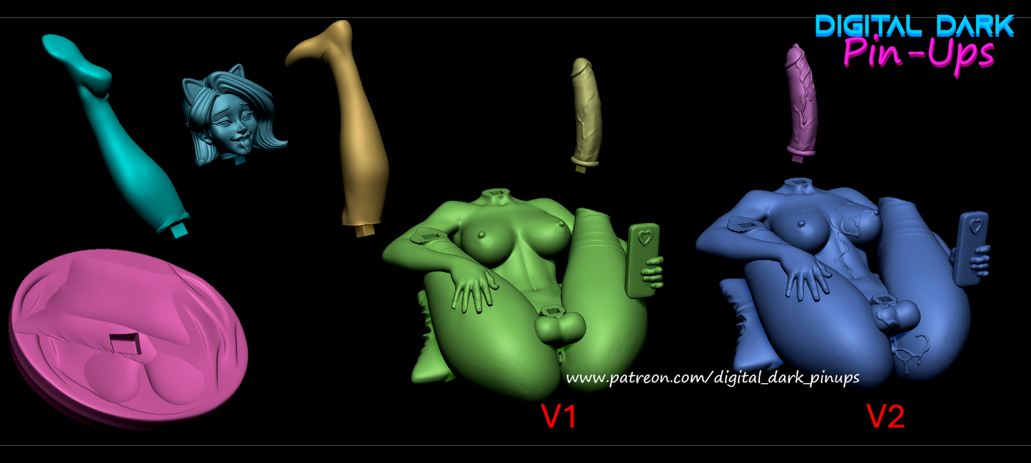 Dirty Girl Futa - Digital Dark Pin-ups