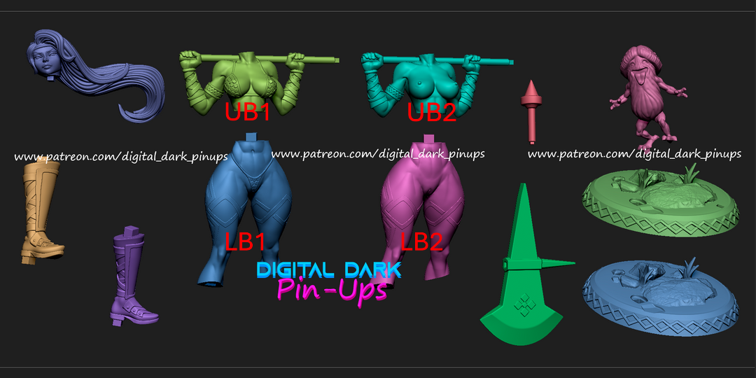 Amazon - Digital Dark Pin-ups