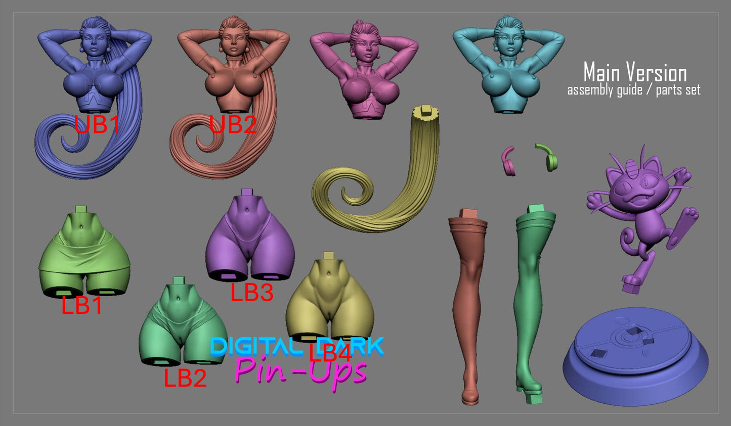 Jessie - Digital Dark Pin-ups