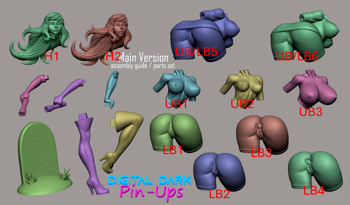 Daphne - Digital Dark Pin-ups