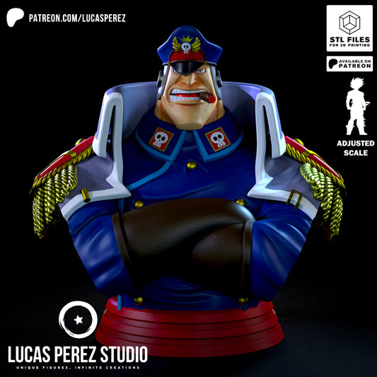 Shiryu Bust - Lucas Perez Studio