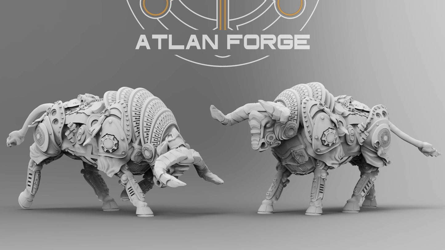 Minoan Chariot Bulls - Atlan Forge