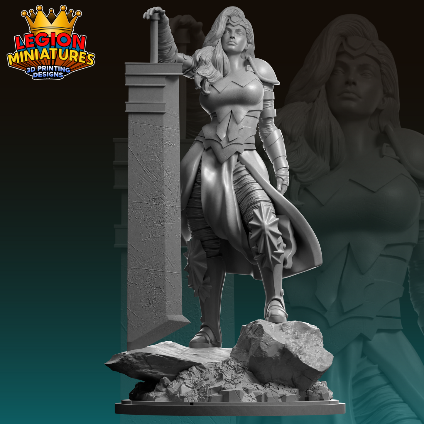 Absolute Wonder Woman- Legion Miniatures
